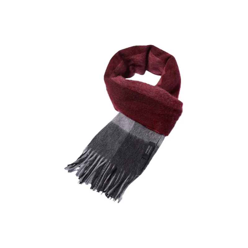 MOERCIAN 100 Sheep Wool Knit Scarves Unisex-4