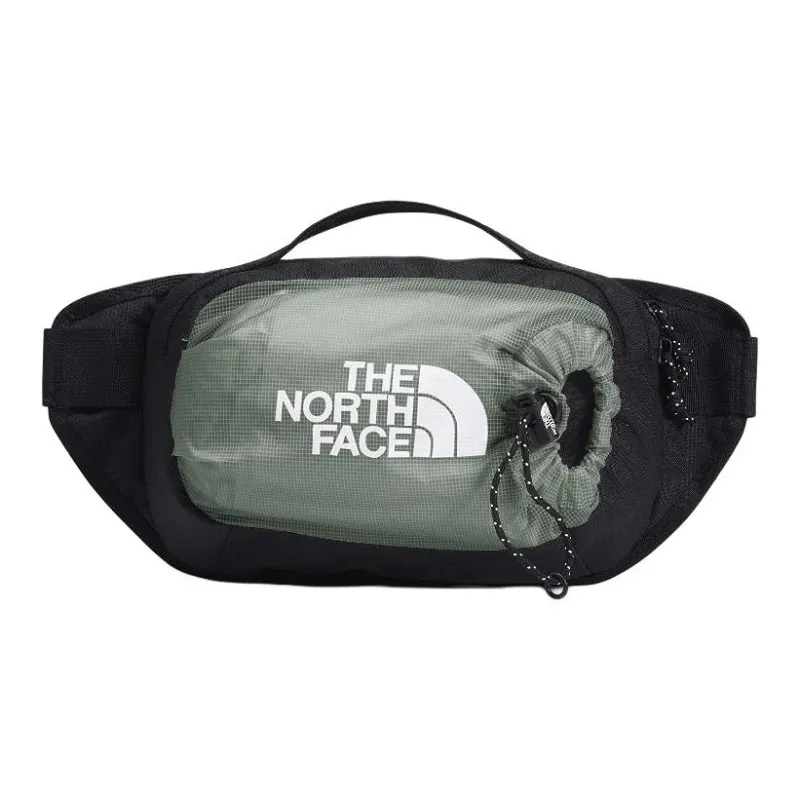 THE NORTH FACE Recycled Polyester Sling Bag, Fanny Pack Unisex Dragon Tongue Green-0