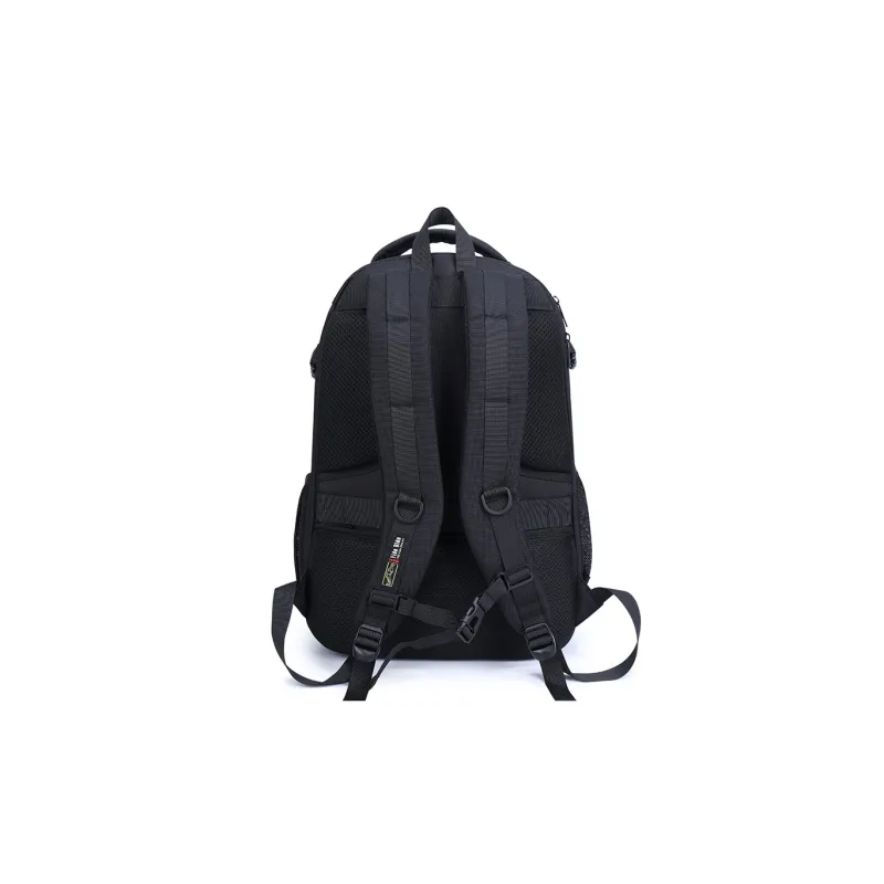 FIDO DIDO Fabric Backpack Large Size Men's Black-2