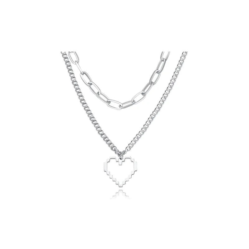 Asia Star Titanium Steel Necklaces Women's-0