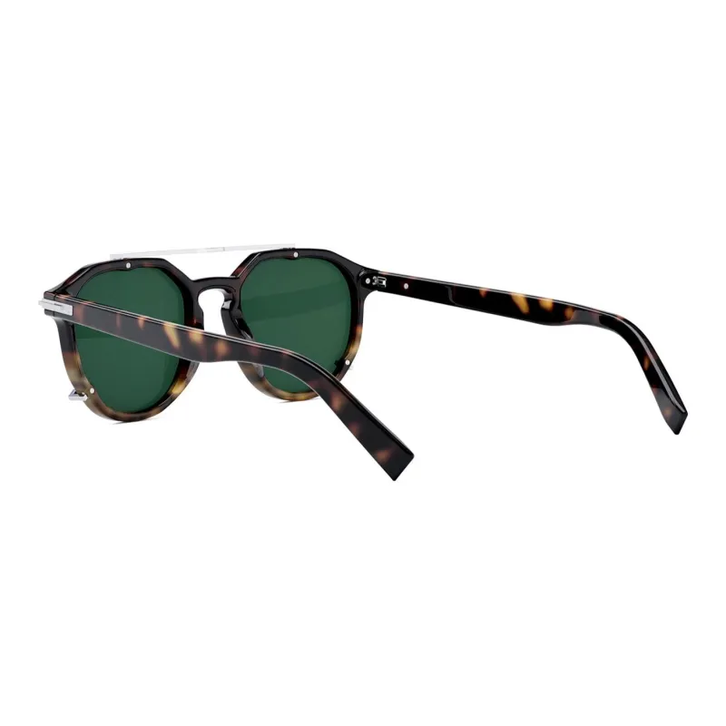 DIOR Round Sunglasses Men's Tortoiseshell-6