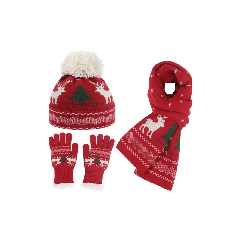 JW Scarf, Hat, And Glove Combo Set Women's-3