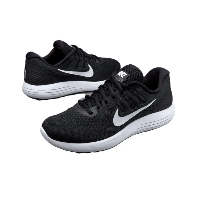 Nike Lunarglide 8 Black White-3