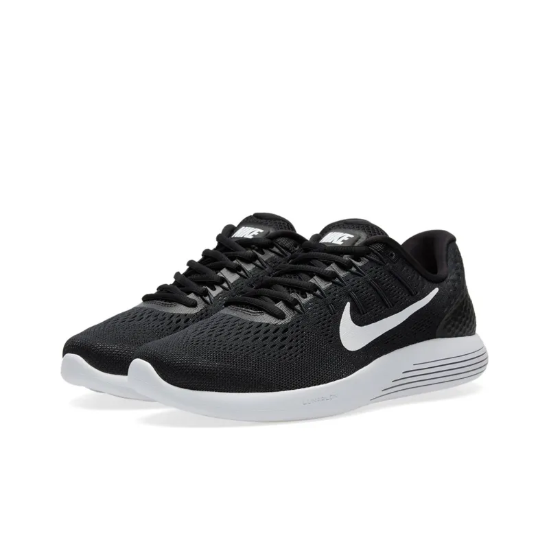 Nike Lunarglide 8 Black White-2
