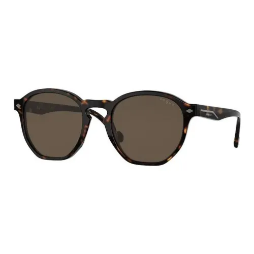 VOGUE Plastic Irregular Shape Sunglasses Men's Black