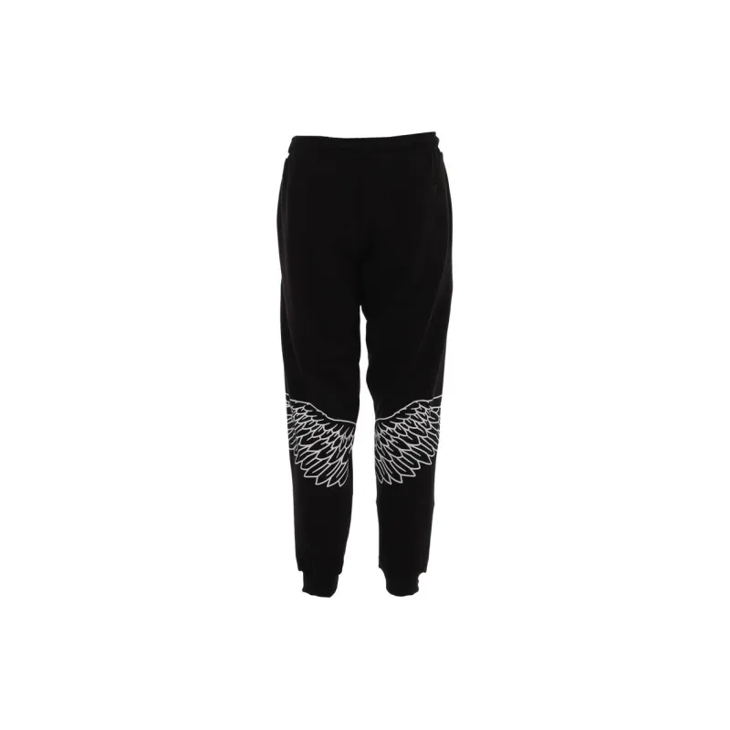 BUTNOT STREET COUTURE Pantatuta Stampa Ali Casual Pants Men's Black-1