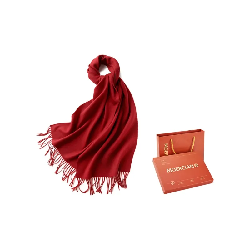 MOERCIAN Knit Scarves Women's-7