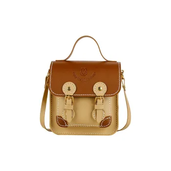 Bywhich PU Satchel Bag Handbag Regular Women's Brown