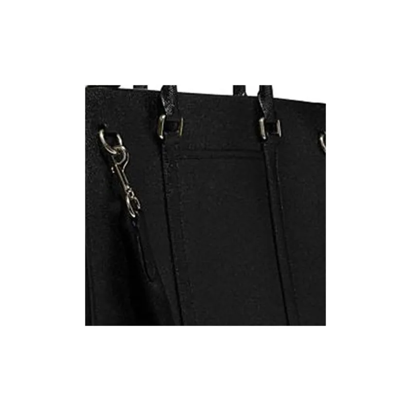 COACH Graham Split Cow Leather Briefcase, Portable Crossbody Bag, Shoulder Bag Large Size Men's Black-3