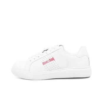 Just Cavalli Tiger Head-logo Leather Sneakers