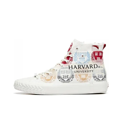 ANTA Canvas Shoes Men High-Top White