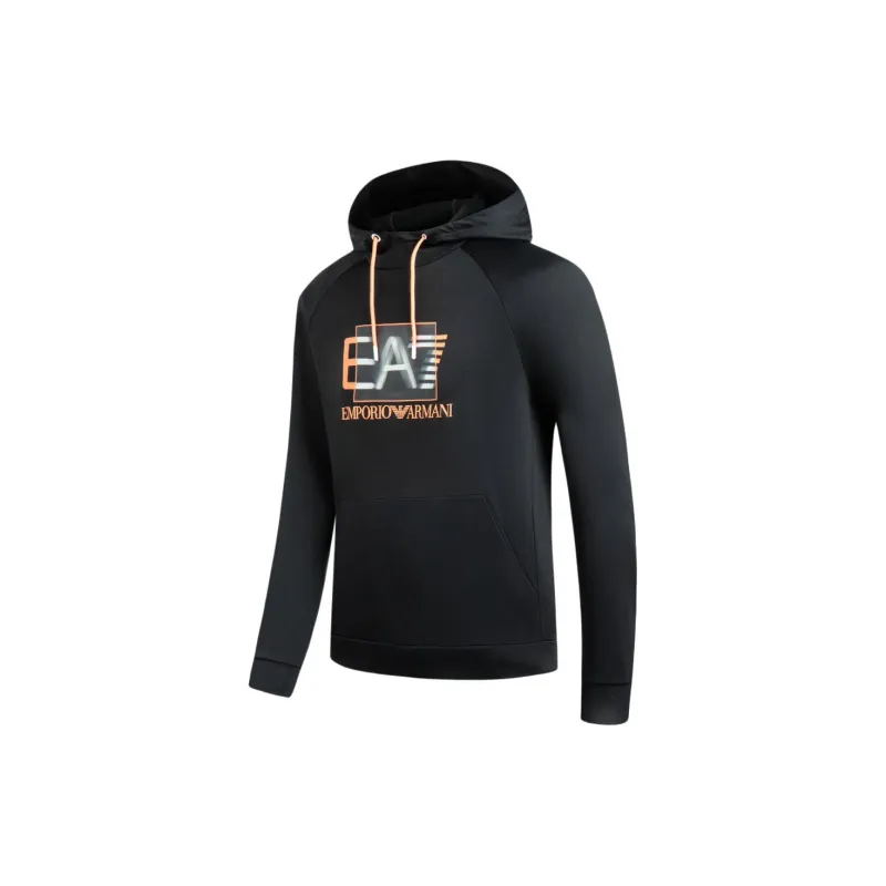 EMPORIO ARMANI EA7 SS23 Sweatshirt Men's Black-2