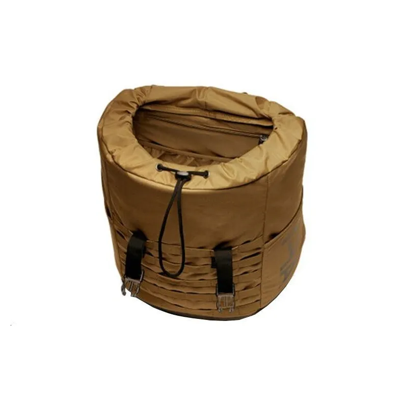 Nike Polyester Backpack Unisex Yellow Brown-4
