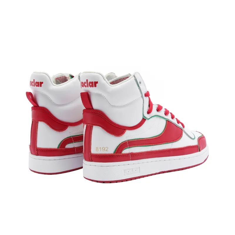 JACLAR Vintage Basketball Shoes Unisex High Top Red-3