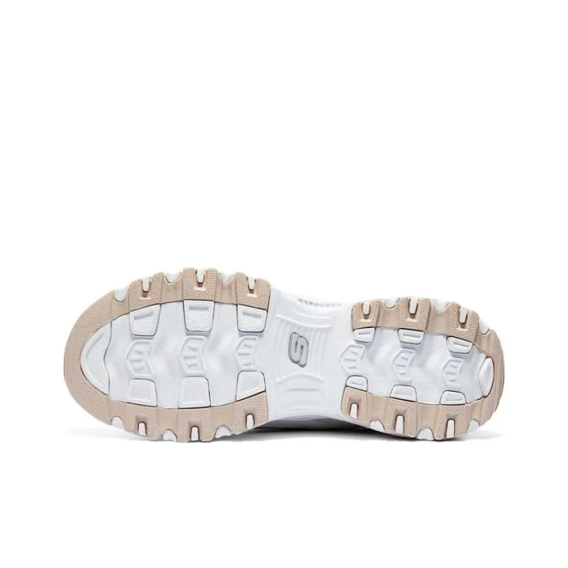 Skechers D'LITES 1.0 Cushioning Anti Slip Wear Resistant Coverage Impact Resistant Low Top Casual Shoes-4