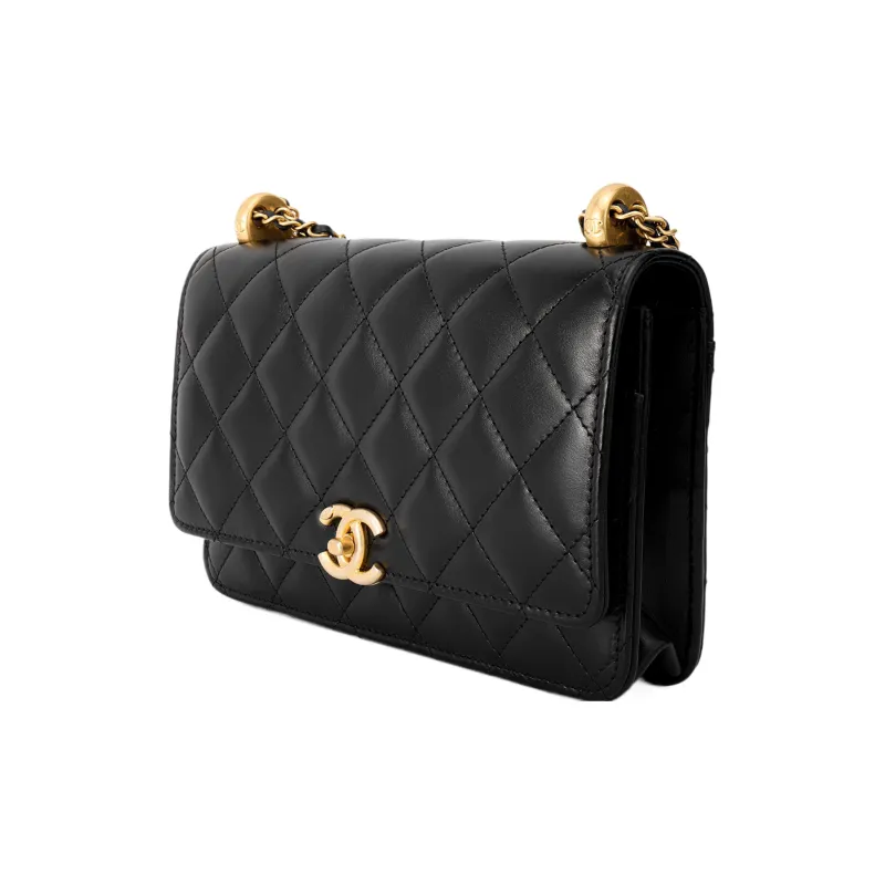 CHANEL Adjustable Strap Woc Black AP2289-2