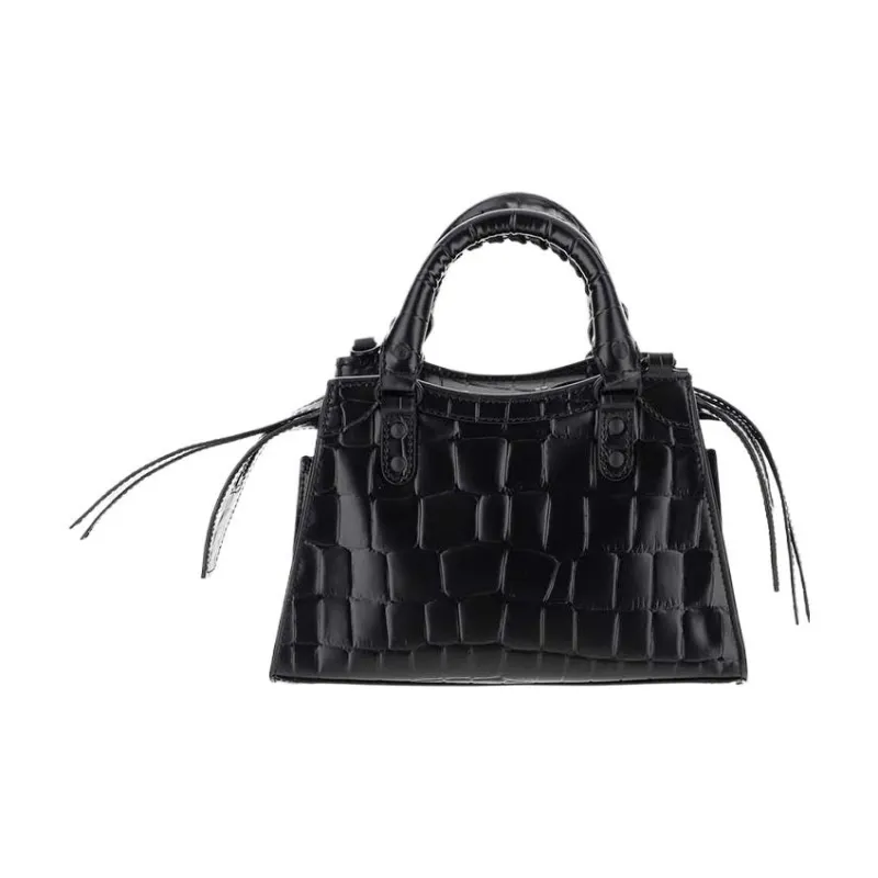 Balenciaga Neo Classic Calfskin Shoulder Bag Crossbody Bag Handbag Mini Women's Black-4