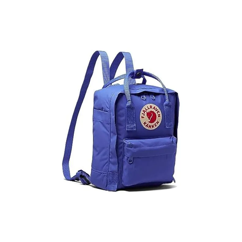 Fjallraven Kanken Cotton Backpack Mini Unisex Vibrant Blue-2