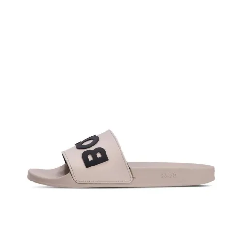 BOSS Logo-debossed Moulded-footbed Slides