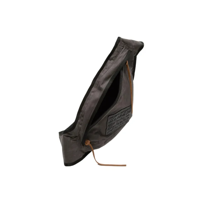 Acne Studios Fabric With Leather Sling Bag Regular Men's Gray-2