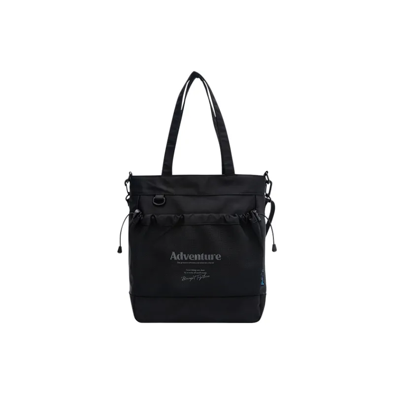 SEM/R Nylon Fabric Crossbody Bag Handheld Backpack Shoulder Bag Trumpets Men's Black/Ecru-0