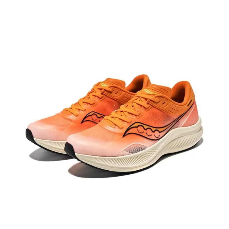 Saucony Slay Cushioning Low Top Carbon Plate Marathon Running Shoes Unisex Orange-1