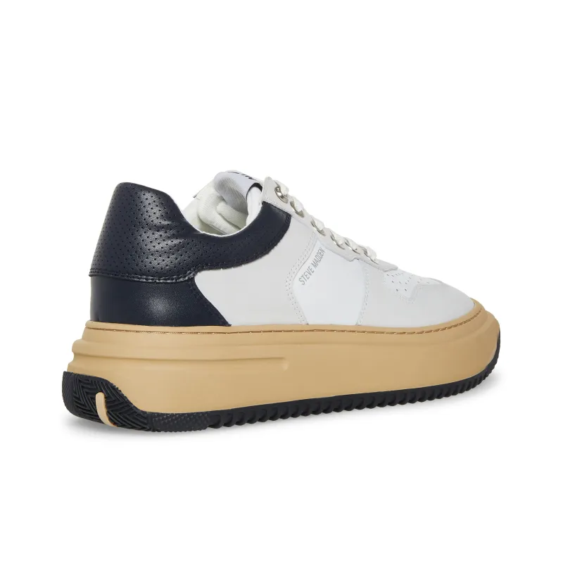 STEVE MADDEN Low-Top Casual Shoes Men's White Gray-2