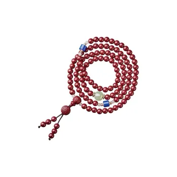 Yi Mingju Reconstructed Cinnabar Jade Bracelets Unisex