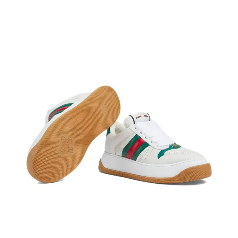 GUCCI Web Screener 'White Green Red'-4