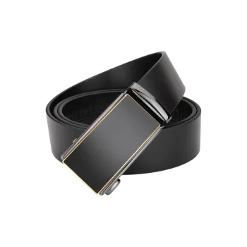 Cows Reign Single Layer Top Grain Cow Leather Leather Belts Men's 3.4CM