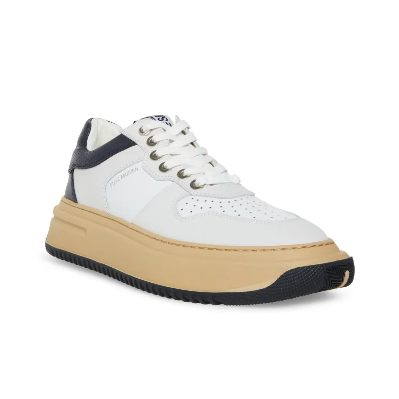 STEVE MADDEN Low-Top Casual Shoes Men's White Gray-3