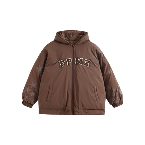 ANDN Puffer Jackets Unisex Dark Brown