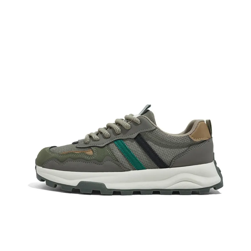 RENBEN Wear-Resistant Breathable Slip-Resistant Mid-Top Chunky Sneakers Men's-1