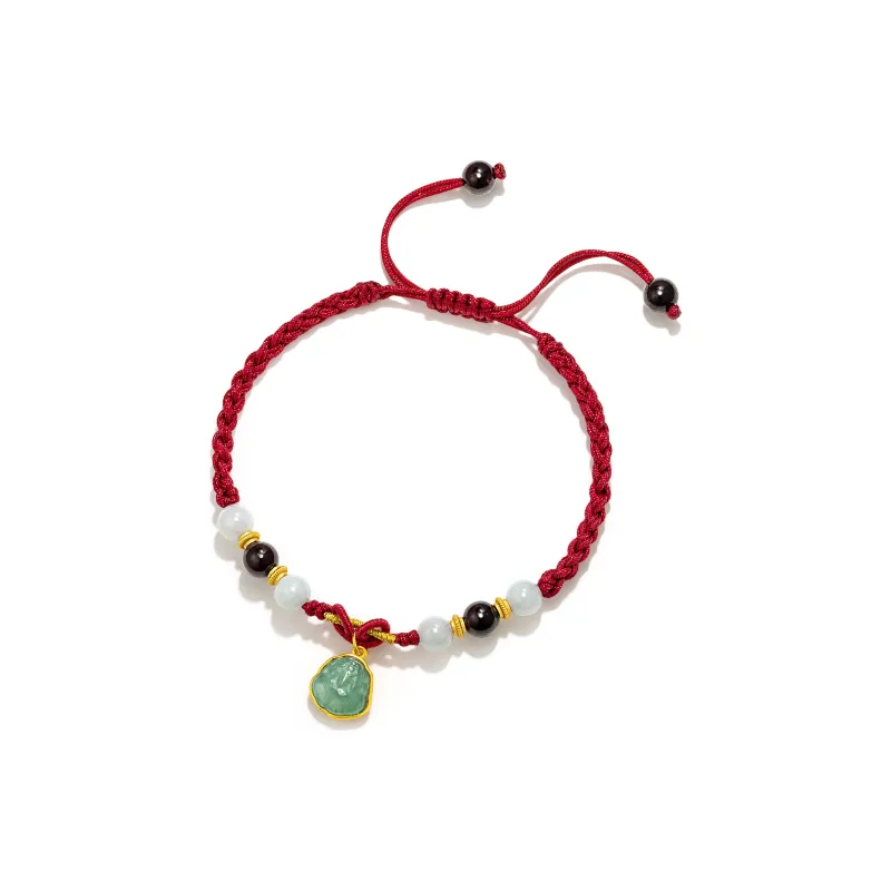 North Cain Bean Type Jadeite Bracelets Unisex-0