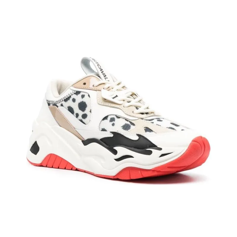 Just Cavalli Low-Top Casual Shoes Men's White Black-2