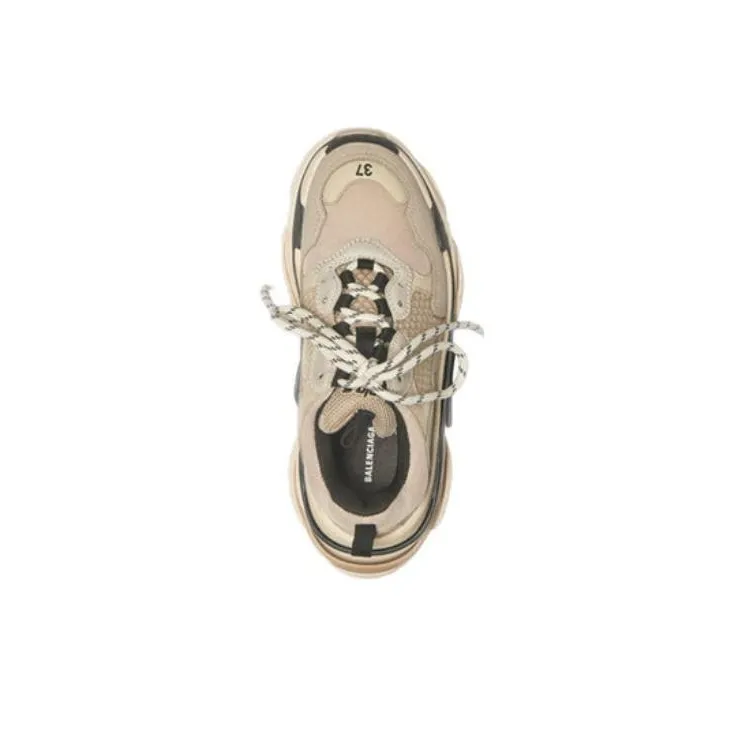 Balenciaga Triple S Trainer 'Beige Black' Women's-4