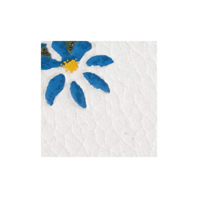 COACH Leather Wallet Clutch Mini Women's White-4