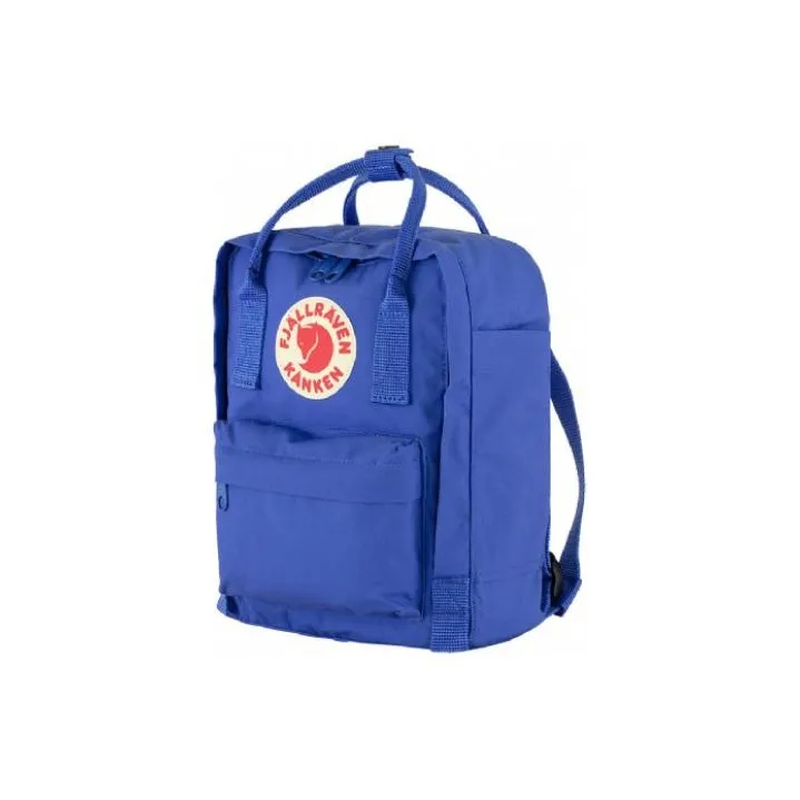 Fjallraven Kanken Cotton Backpack Mini Unisex Vibrant Blue-1