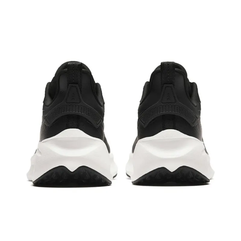 Anta Cushioning Wear-Resistant Low-Top Running Shoes Men's Black White-2