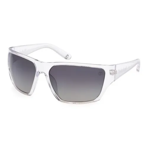 Timberland Injection-Molded Irregular Shape Sunglasses Men's White