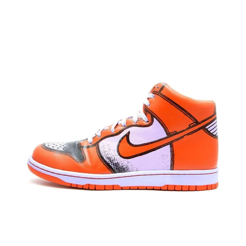 Nike Dunk High 1 Piece Premium Lilac Ice Deep Orange-0