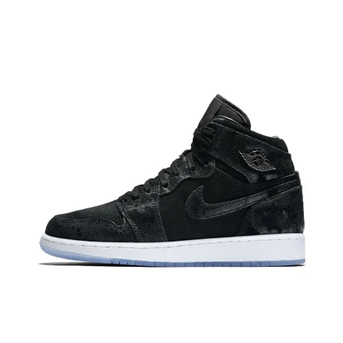 Jordan 1 Retro High Heiress Black Suede GS