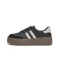 Black White-Synthetic Leather Women's-H14W3742