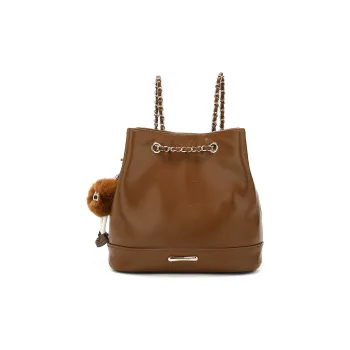 MEXICAN PU Backpack Regular Women's Hazelnut Brown