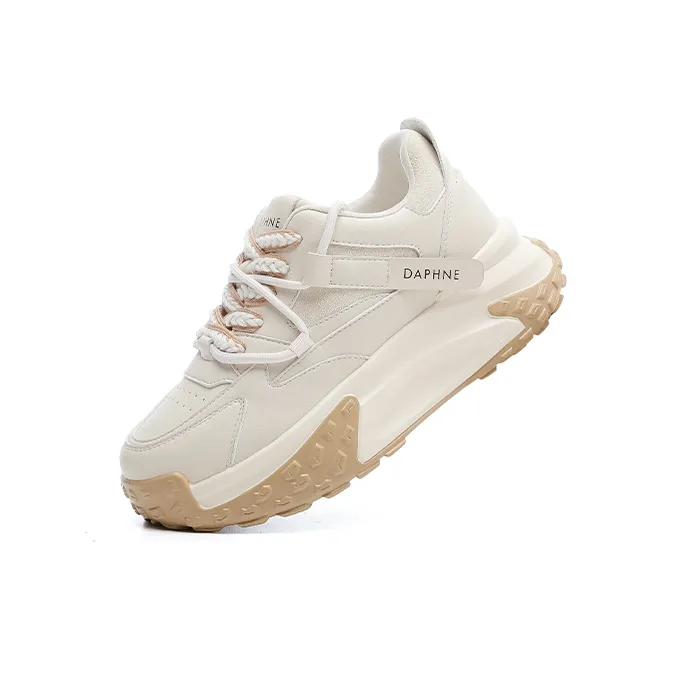 DAPHNE Low Top Casual Shoes 6.5cm Women's Beige-2