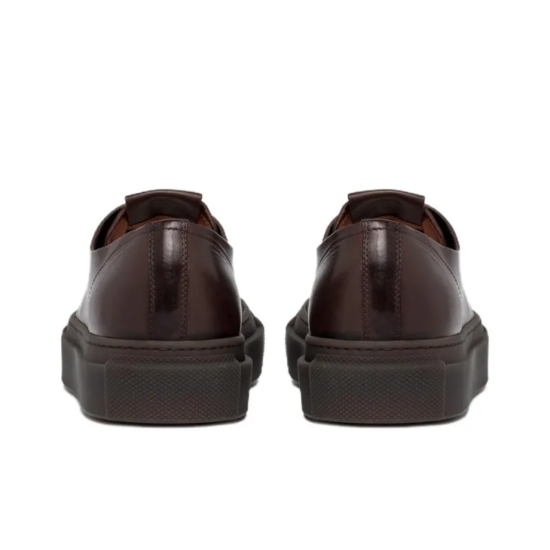 BUTTERO Low-Top Skateboard Shoes Men's Brown-4