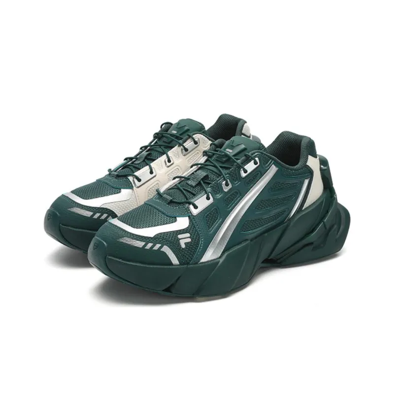 FILA FUSION TI 22 TI 22 TI 22 Cushioning Abrasion Resistant Support Low Top Casual Shoes Women's Green-1