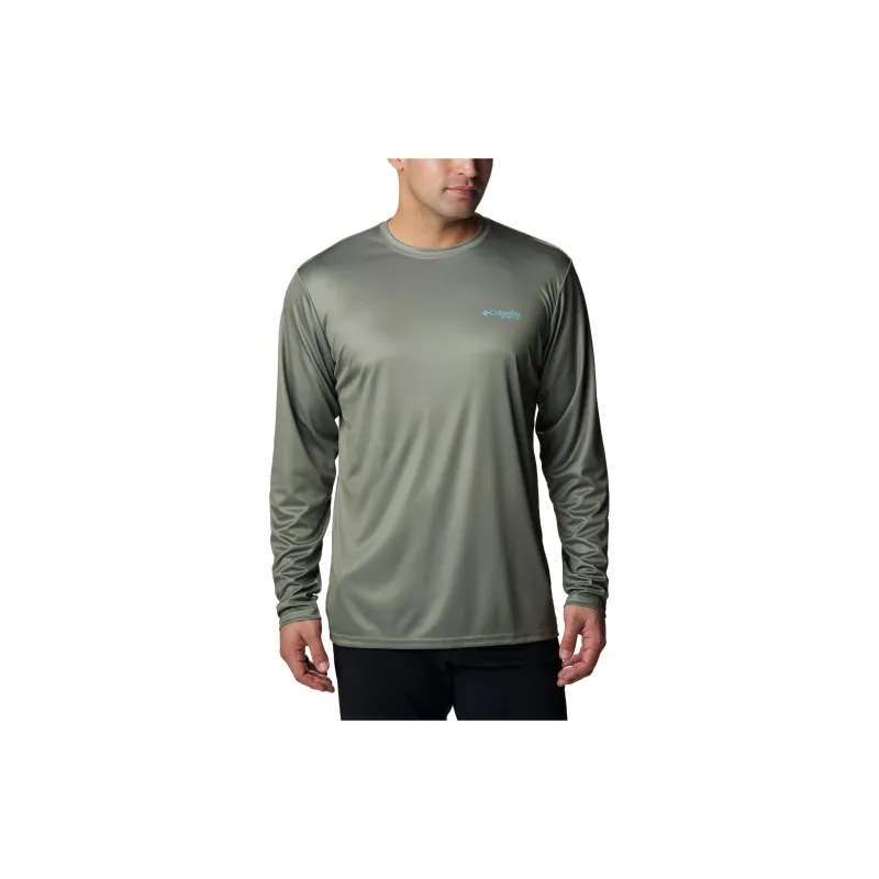 Columbia Terminal Tackle PFG Fish Flag™ T-Shirt Men's Gray Green-1