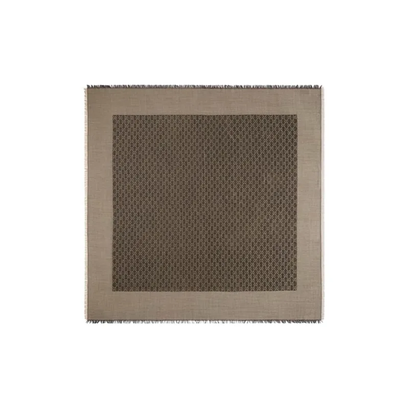 GUCCI Gg Jacquard Fringed Scarf-0