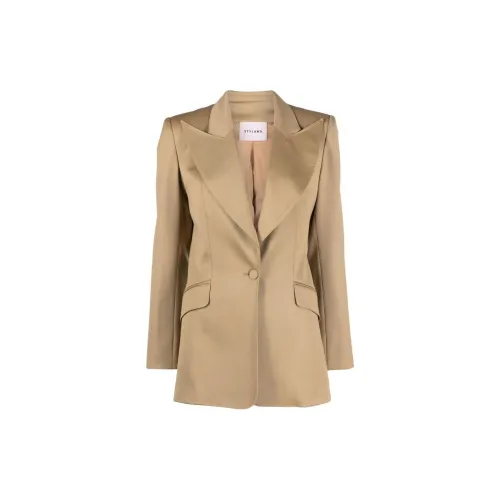 STYLAND Wide-lapel Single-breasted Blazer